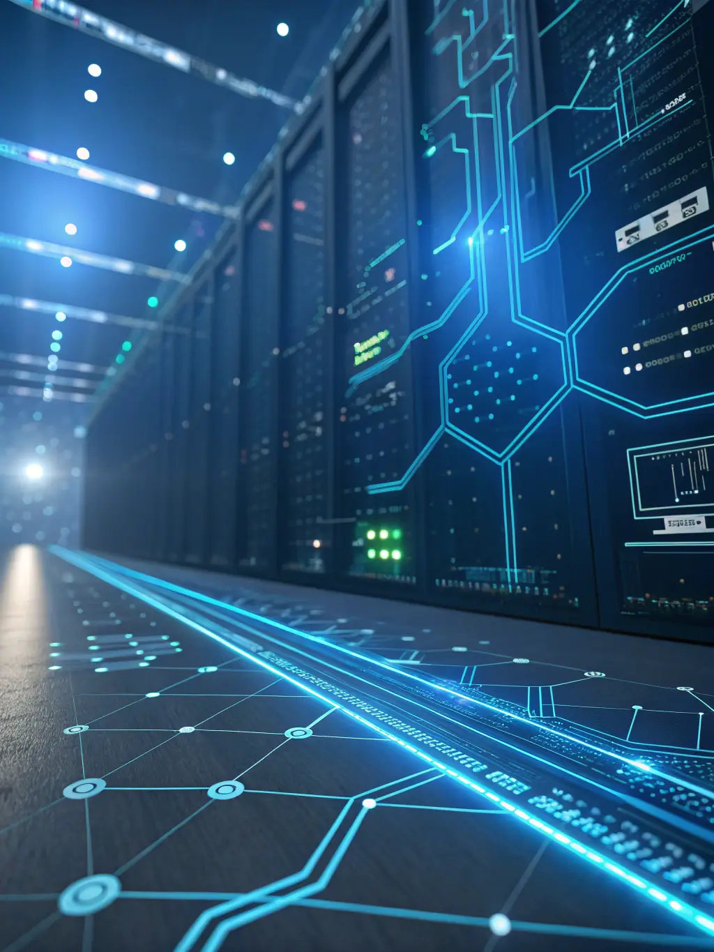 A digital illustration depicting a secure and reliable data transmission network, emphasizing Celintech's commitment to secure communication.
